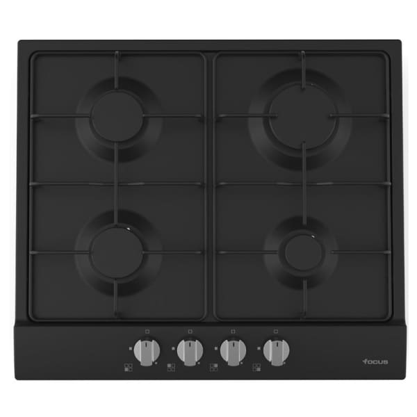 Plaque De Cuisson FOCUS 4 Feux 60 cm - Noir (F.401B) Plaque De Cuisson FOCUS 4 Feux 60 cm - Noir (F.401B)